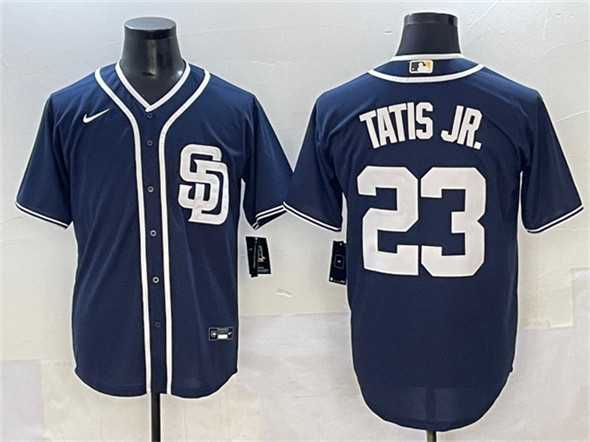 Men's San Diego Padres #23 Fernando Tatis Jr. Navy Cool Base Stitched Jersey,We sell and wholesale Men's San Diego Padres #23 Fernando Tatis Jr. Navy Cool Base Stitched Jersey on line form chian!